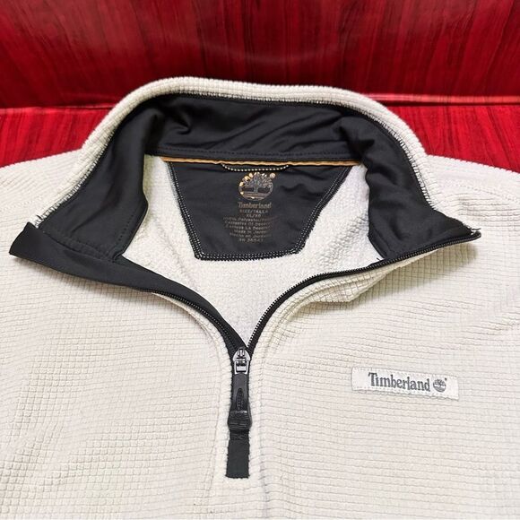 Timberland Sweatshirt fleece half zip XL - Picture 6 of 8